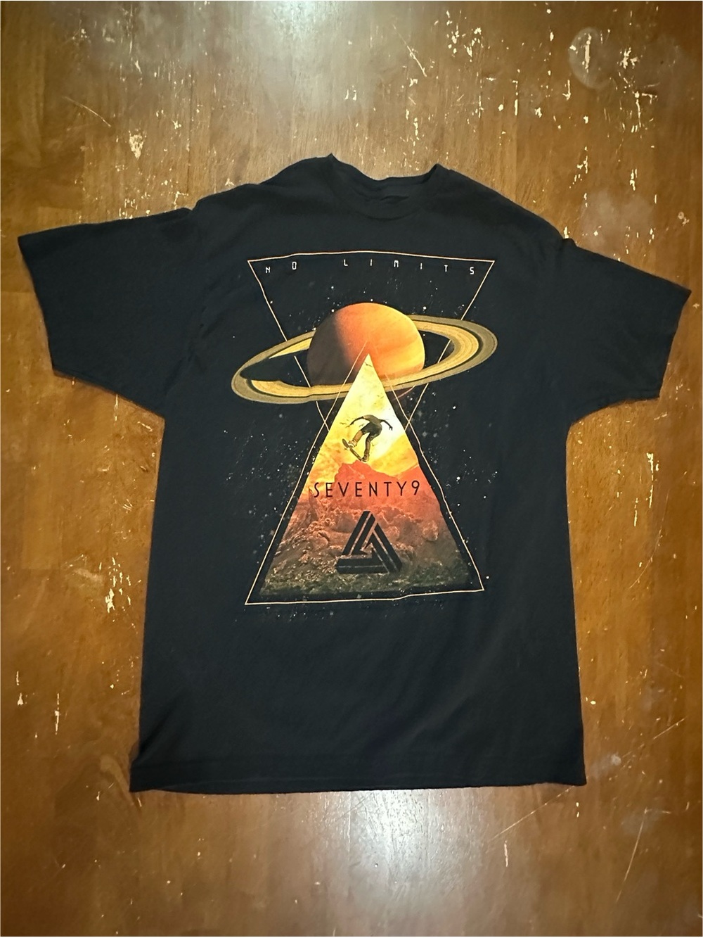 Amplify No Limits Cotton Seventy9 Skateboard 2016 Graphic Tee Size Large